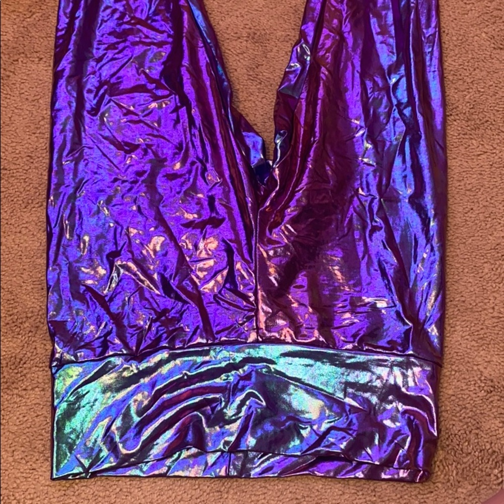 Spandex Mermaid Rave Iridescent Pants